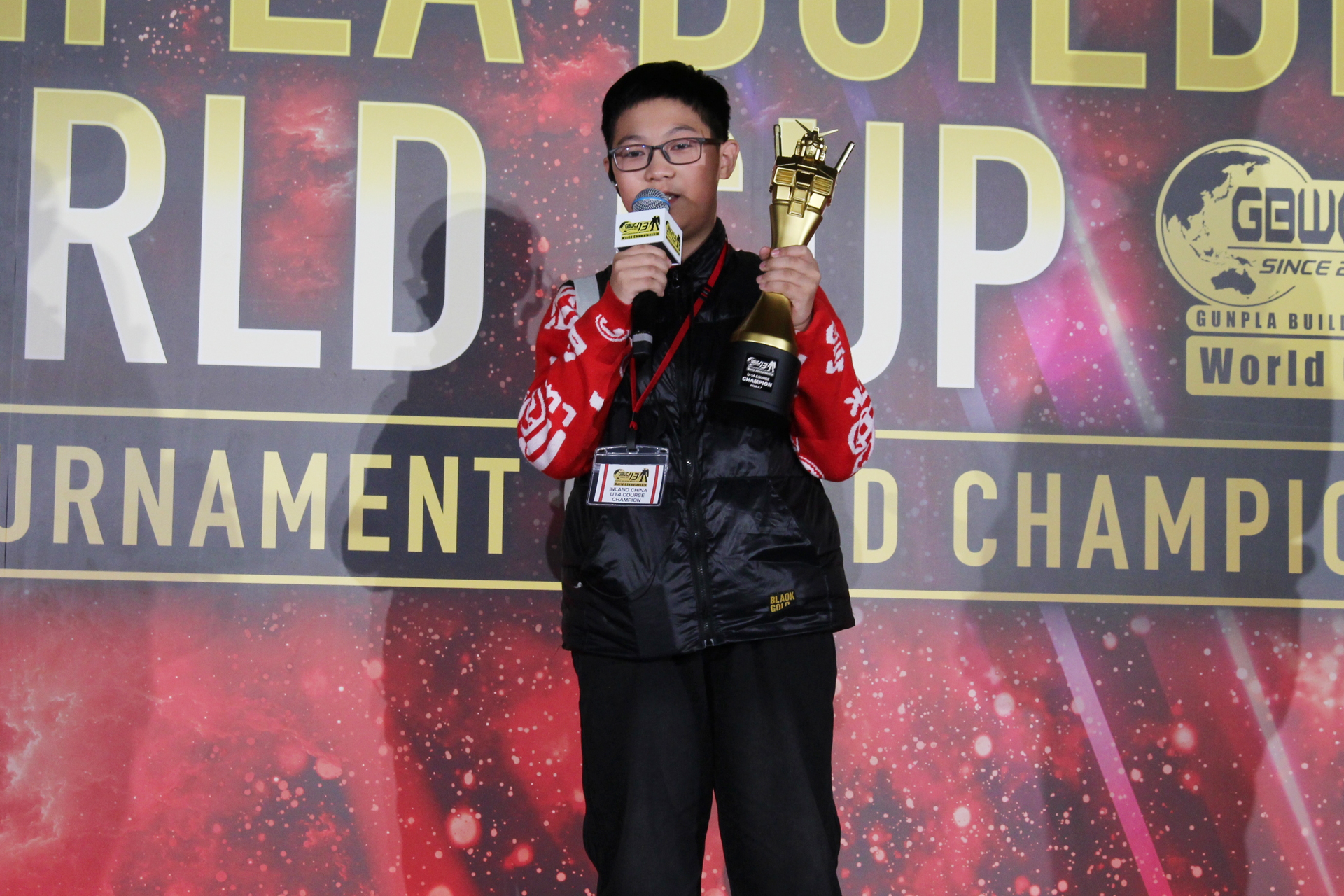中国内地エリア代表、ZHOU HAOXUAN選手