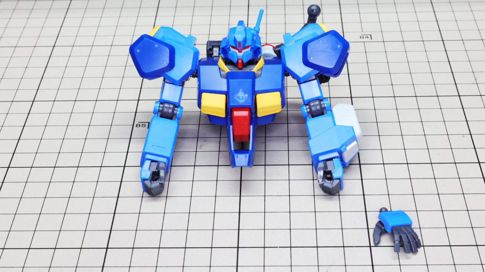 胴体部とドッキングして上半身完成です