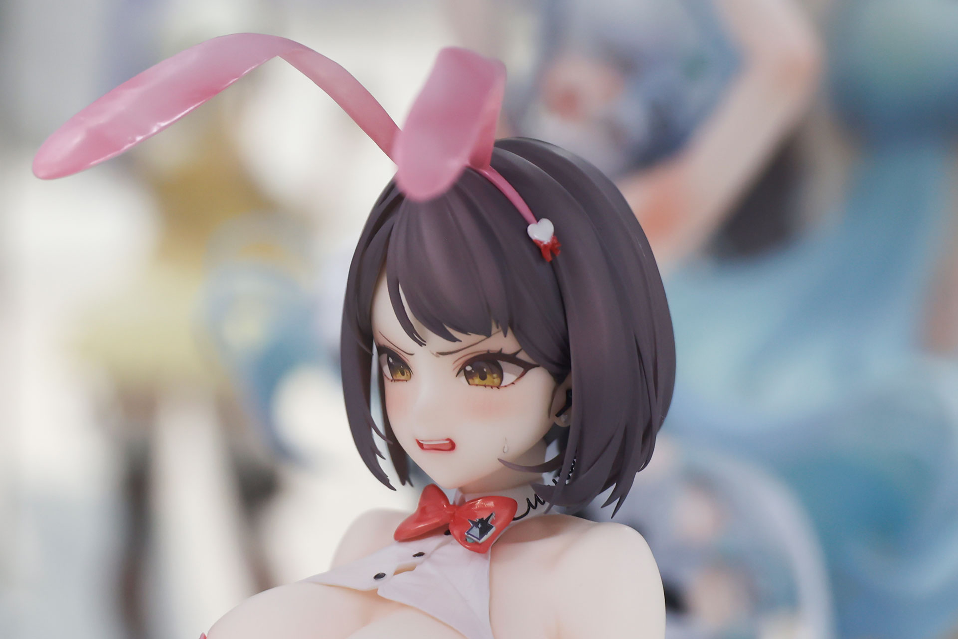 ウサ耳の部分にもハートマークがつけられている