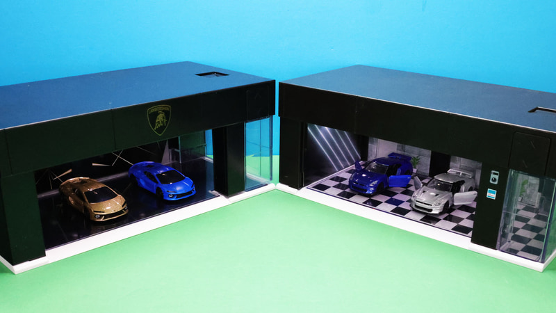 左：No.43 ランボルギーニ テメラリオ／右：49 日産 NISSAN GT-R（2025）