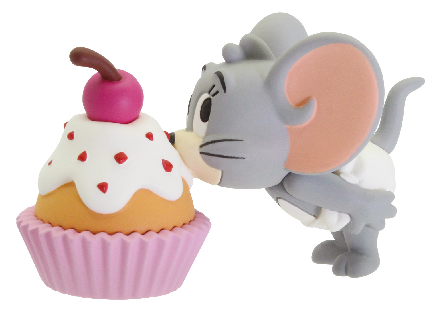 カップケーキにキスするタフィー