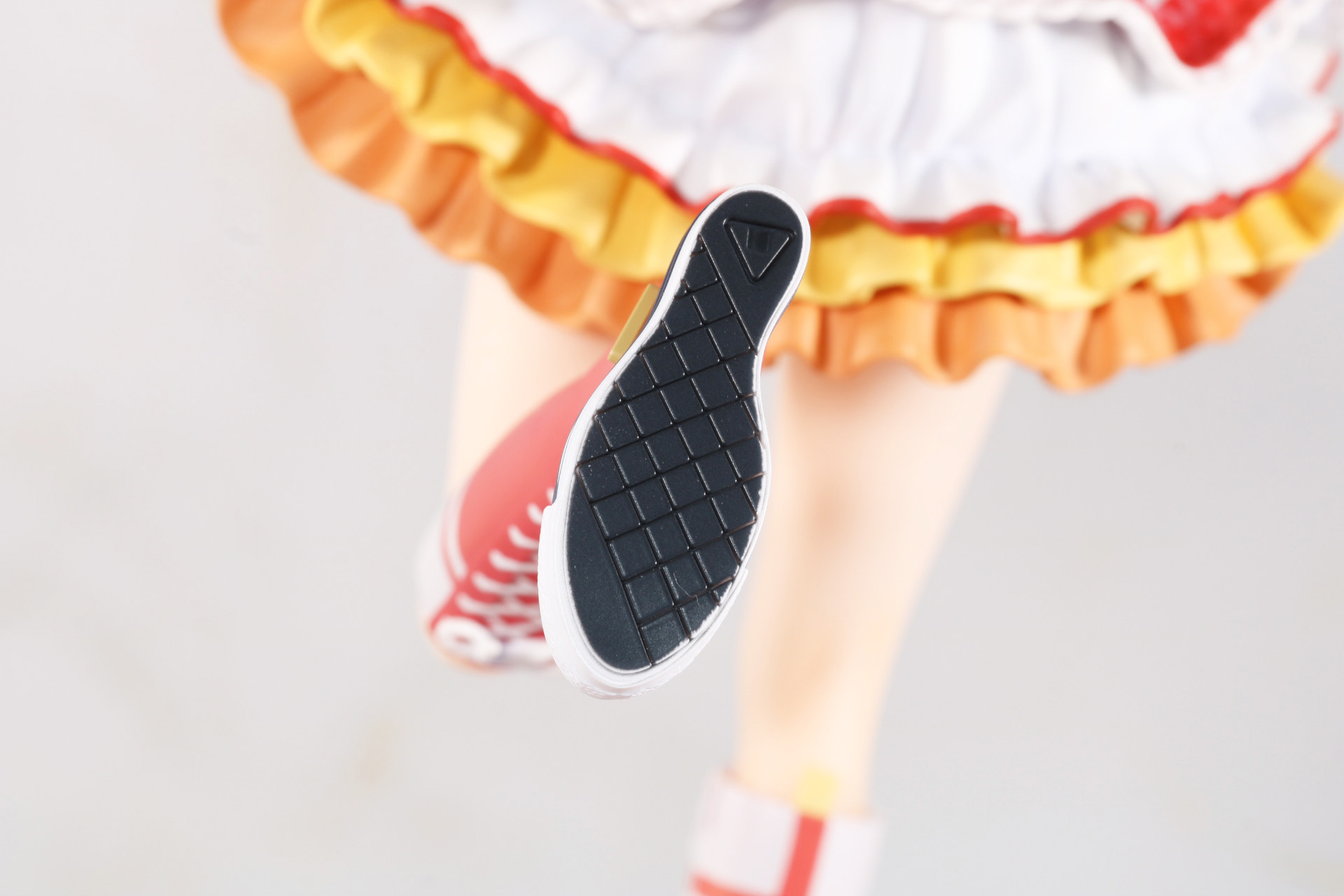 靴裏も造形されており、はじめておにぎりモチーフが入っていることを知った