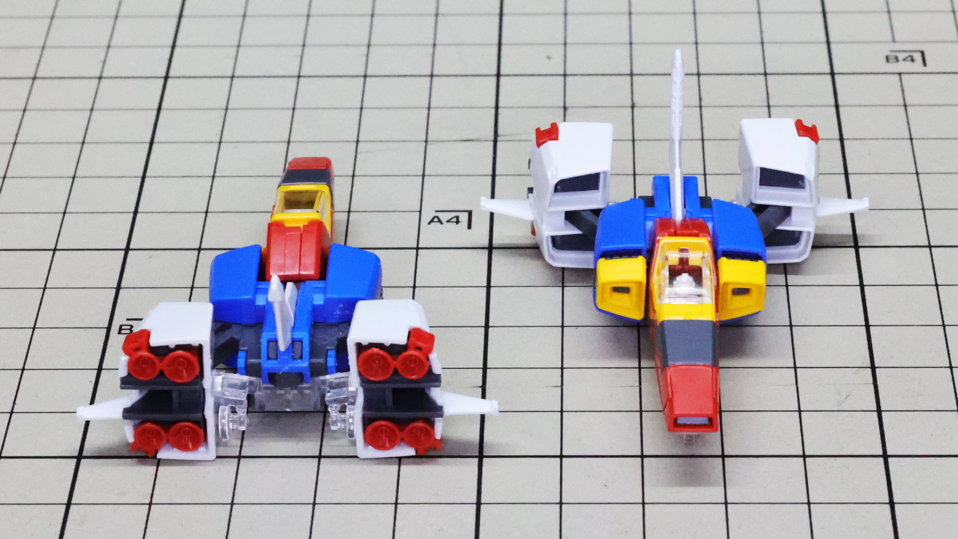 エンジンブロックはかなり外側まで展開します