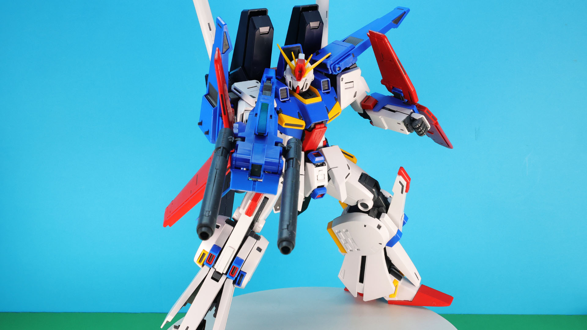 ダブル・ビーム・ライフルもぐらつかずに持てます！