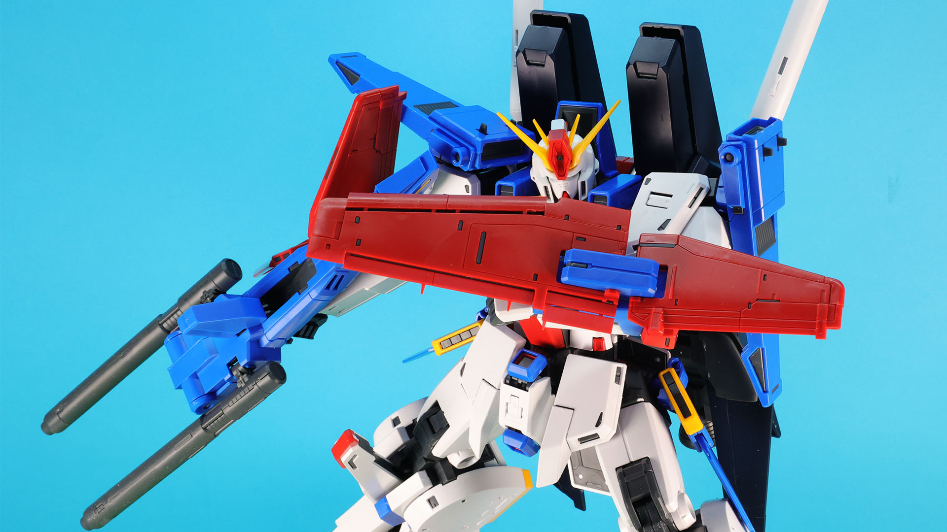 ウイング・シールドを構える！左肩の角度と前腕の角度が【強化型】ではできませんでした