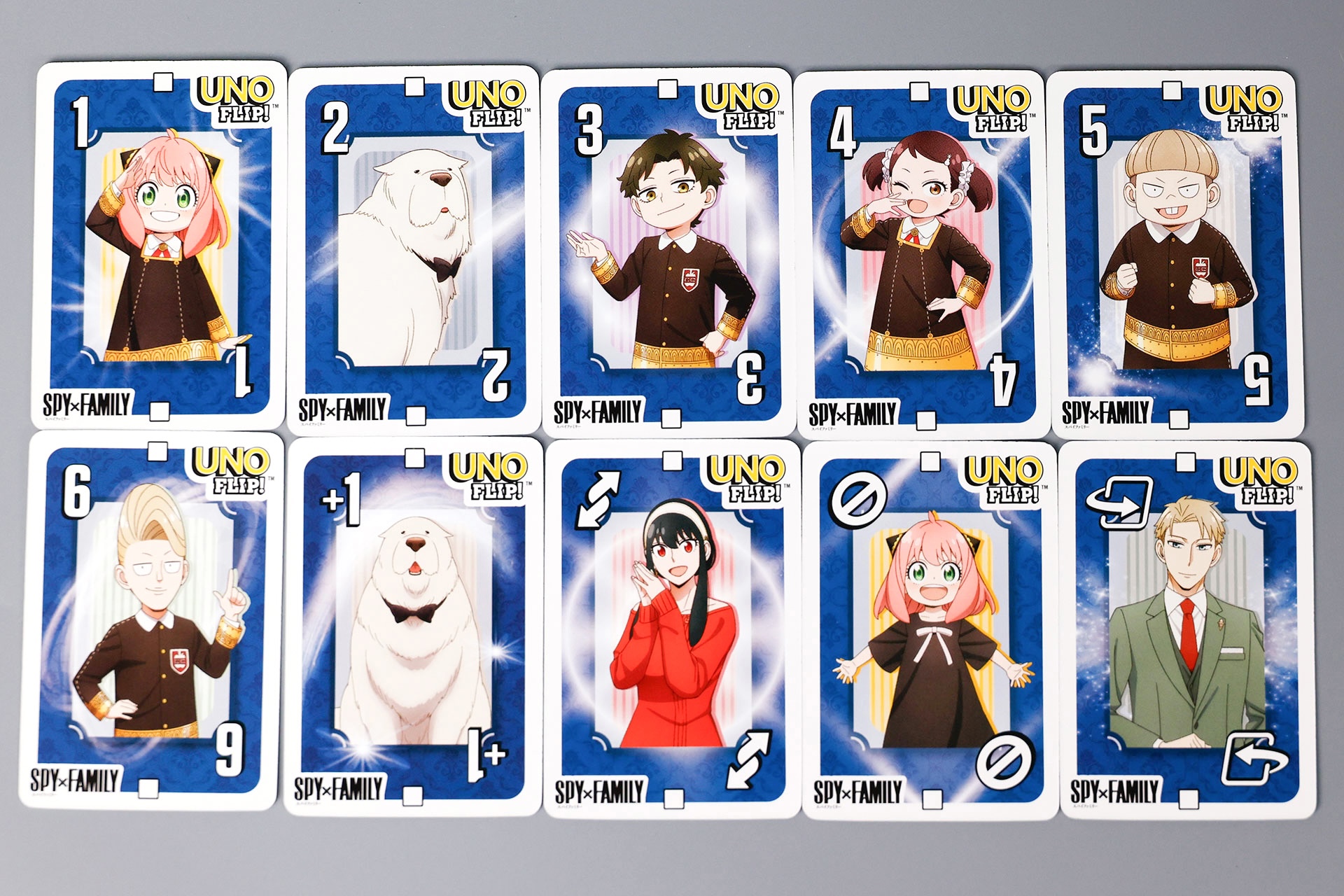 こちらは青のカード