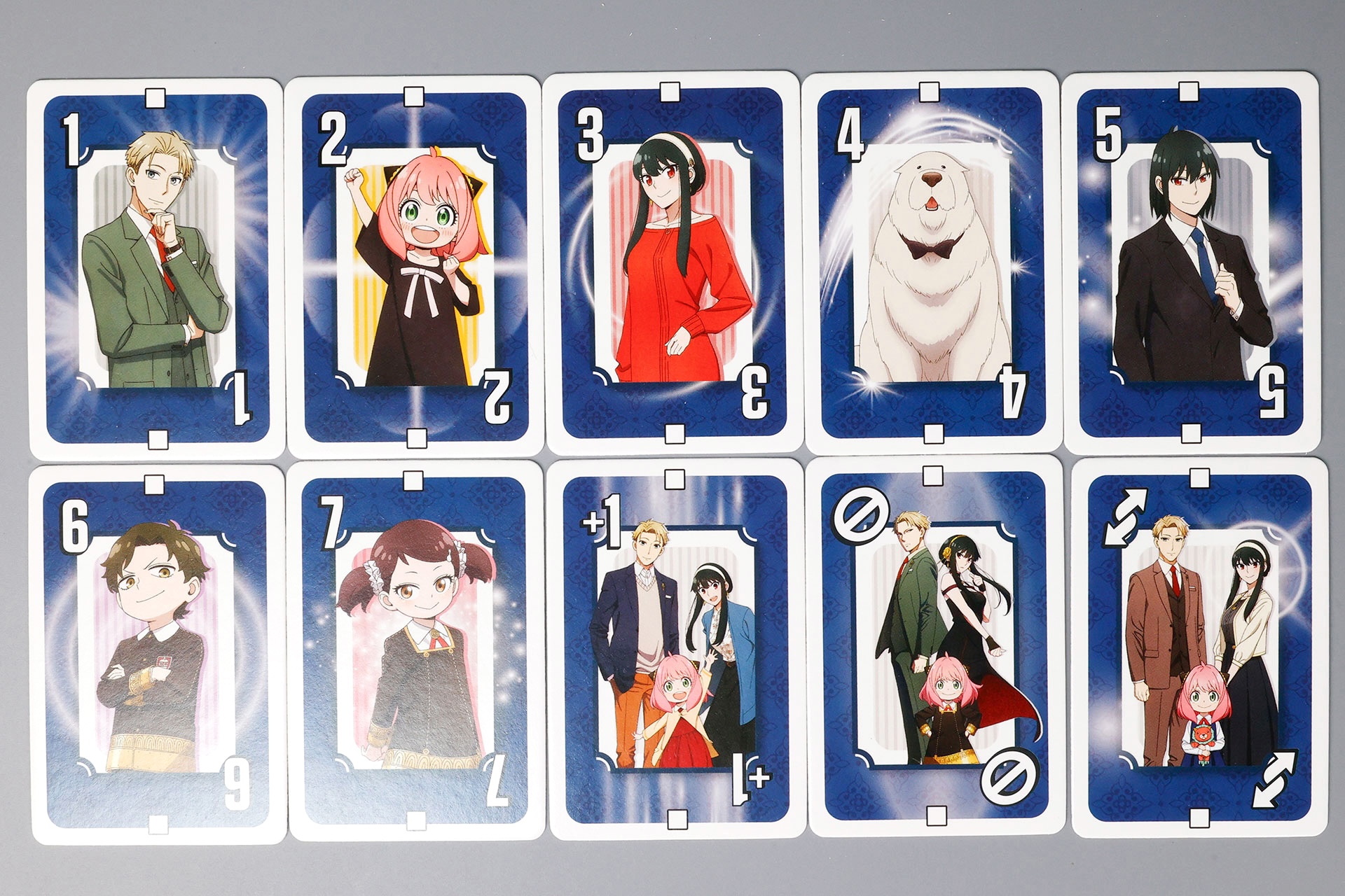 こちらは青のカード