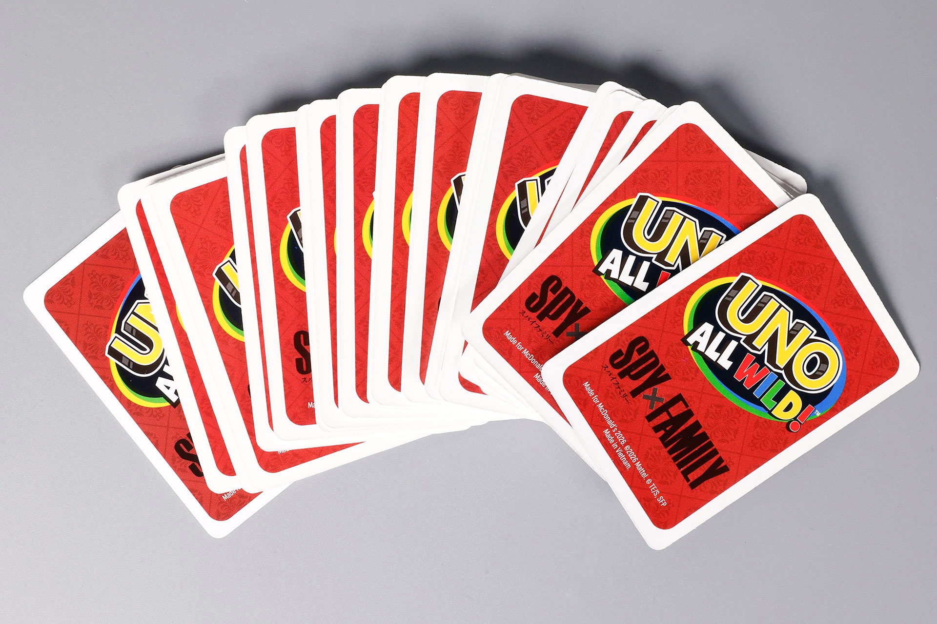 カードの裏面はすべて共通だ