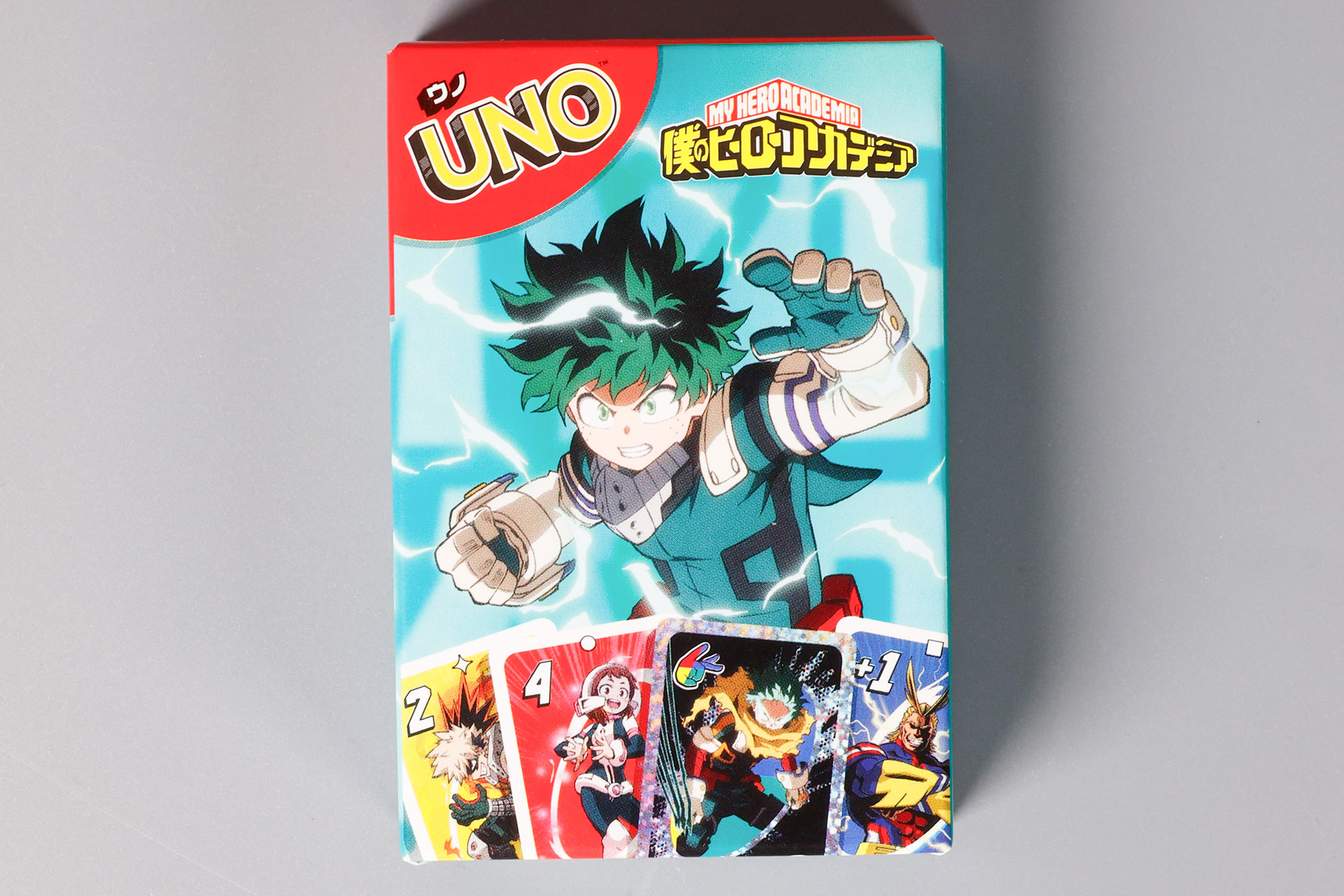 こちらは「UNO 僕のヒーローアカデミア 緑谷 出久（みどりや いずく）」のケースだ