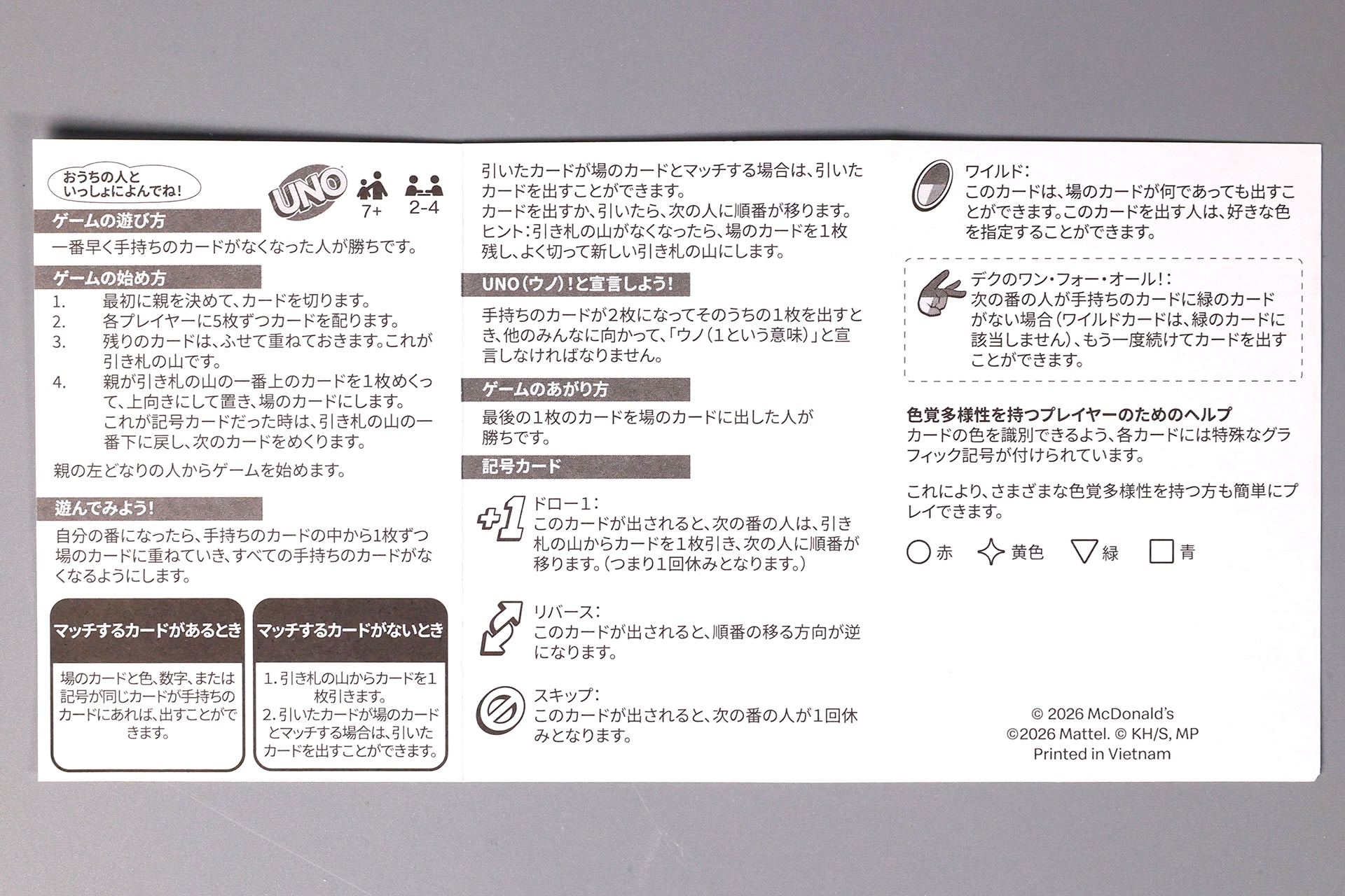 まずは説明書に目を通しておこう