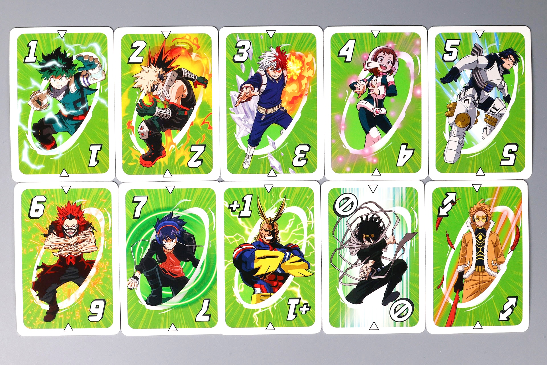 こちらは緑のカードだ