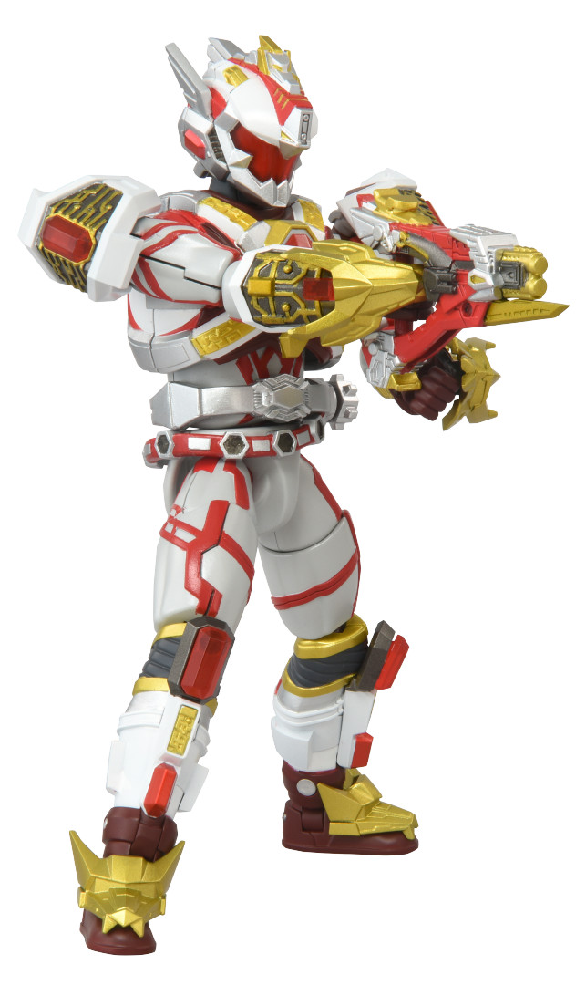 必殺技の「ドラゴンキャノン」を放つ両手持ちのポーズも再現