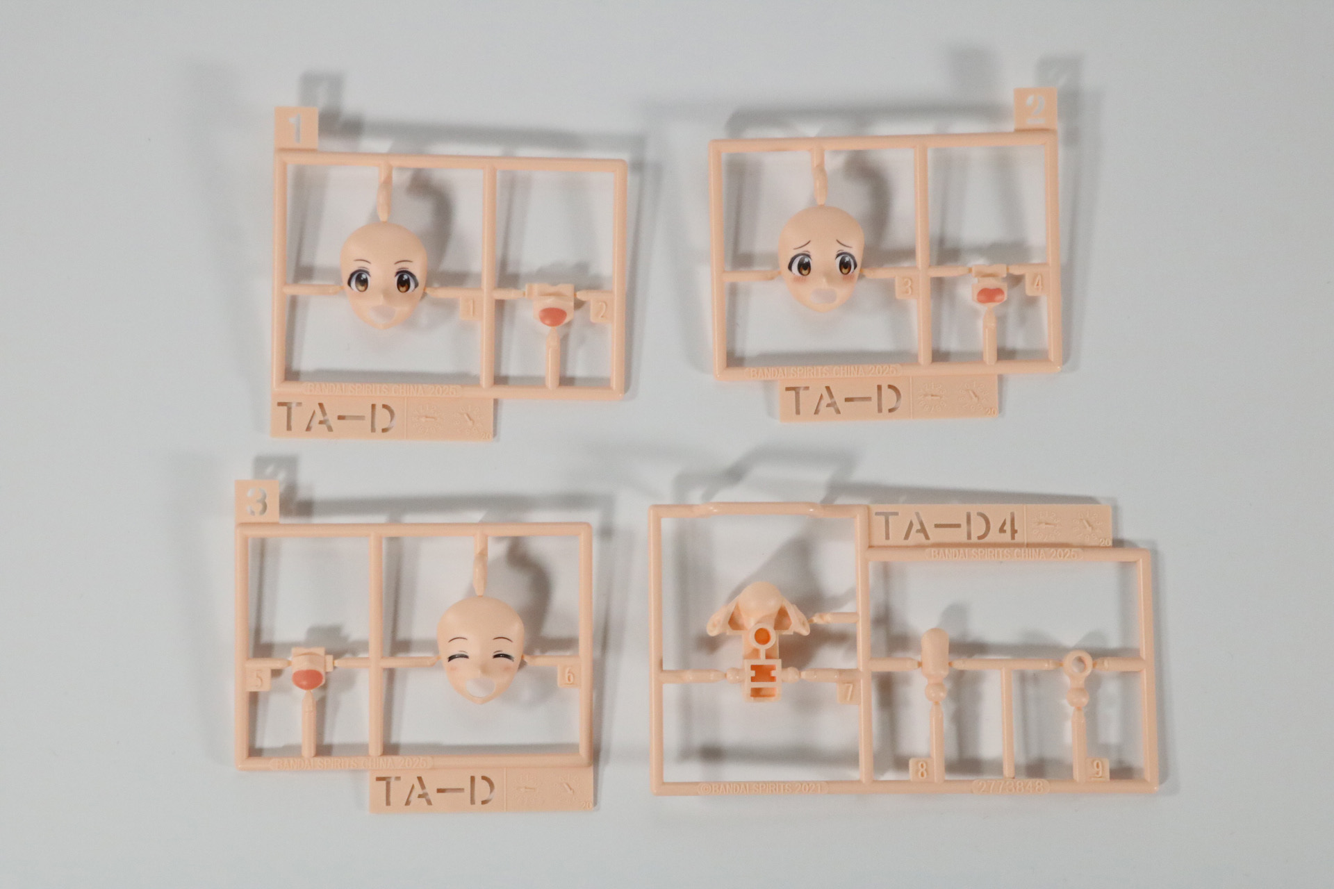 HA-Dパーツ、TA-D1～4パーツ