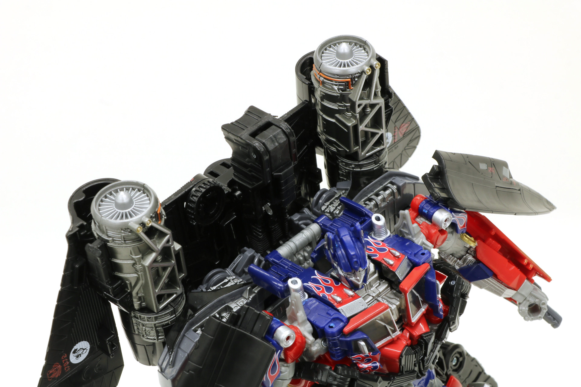 移植したアフターバーナーもパイプやファンまで塗装で色分けされている