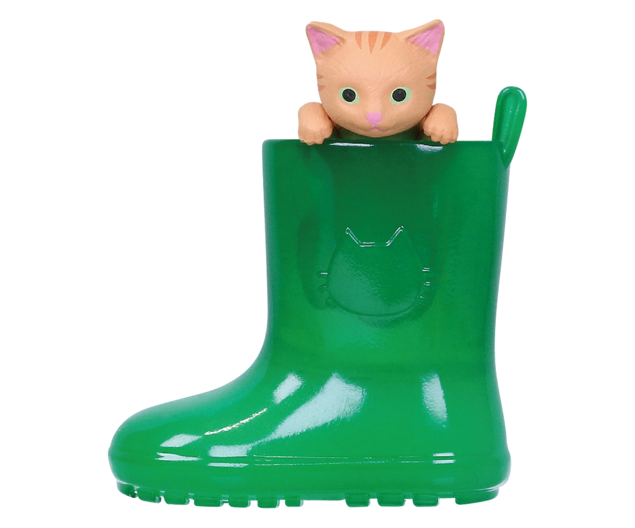 「茶トラと緑の長ぐつ」