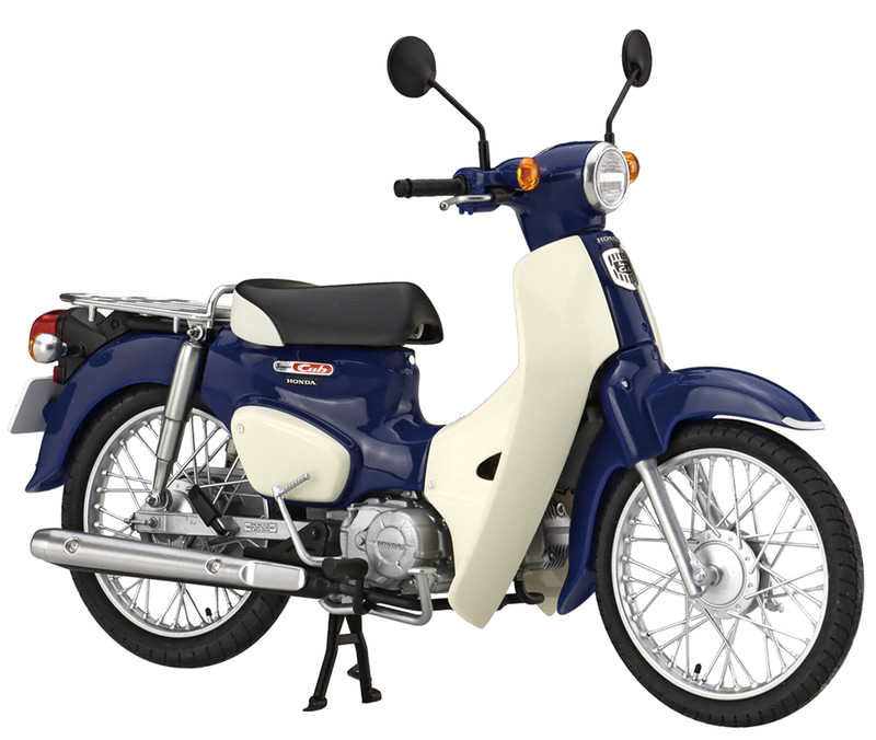 「1/12 NEXTシリーズ No.9 EX-1 ホンダ スーパーカブ110(アーベインデニムブルーメタリック) 特別仕様(オプションパーツ付き)」