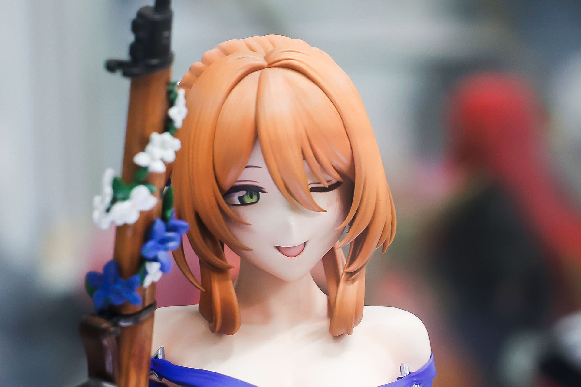 おしとやかな表情だ