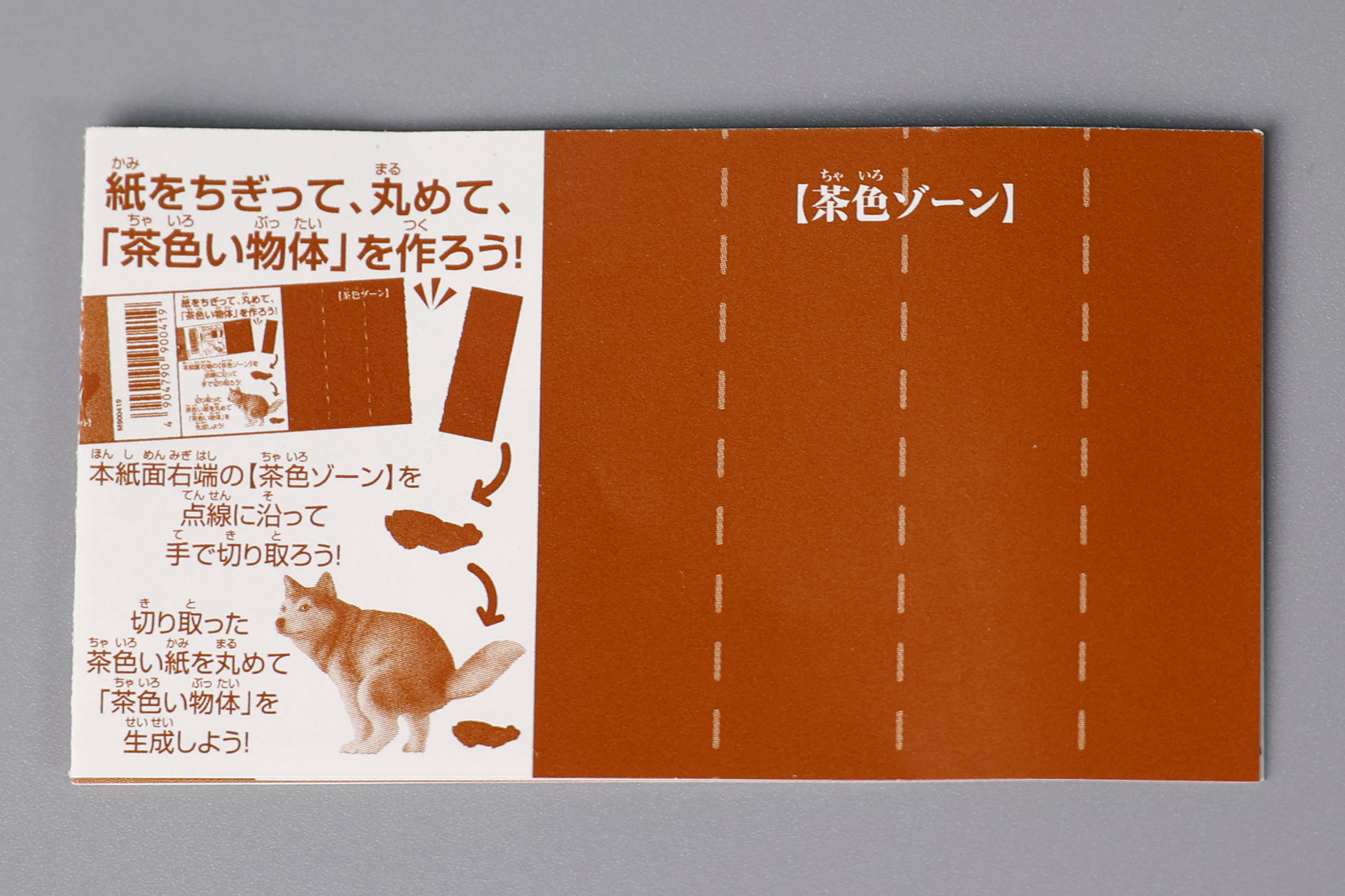 こちらが同梱されている説明書