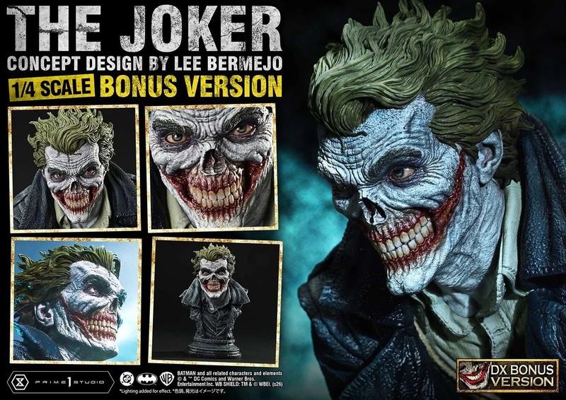 DXボーナス版には、「バットマン：ダムド」をモチーフにした頭部が付属する