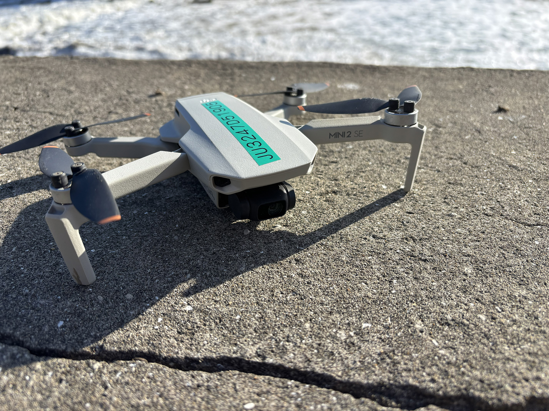 今回も筆者のドローン「DJI Mini 2 SE」で撮影を行った