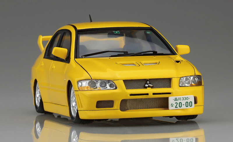 1/24 峠5EX-1 三菱 ランサーエボリューションVII GSR 特別仕様(カーボンボンネットデカール付き)