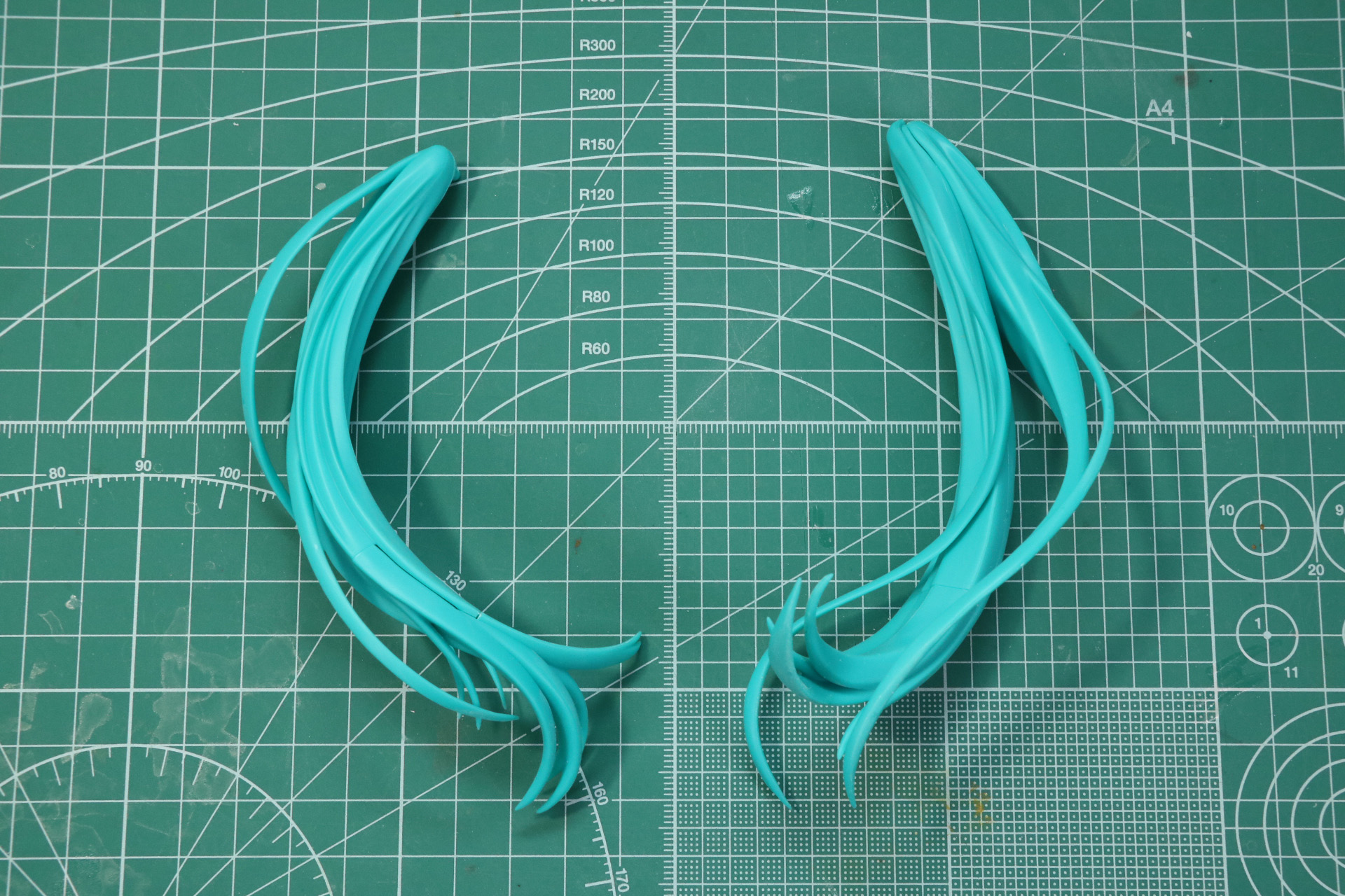 ツインテールの組み立て