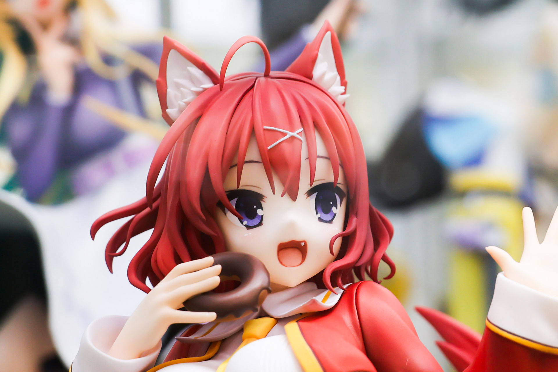髪にも細かい動きが付けられている