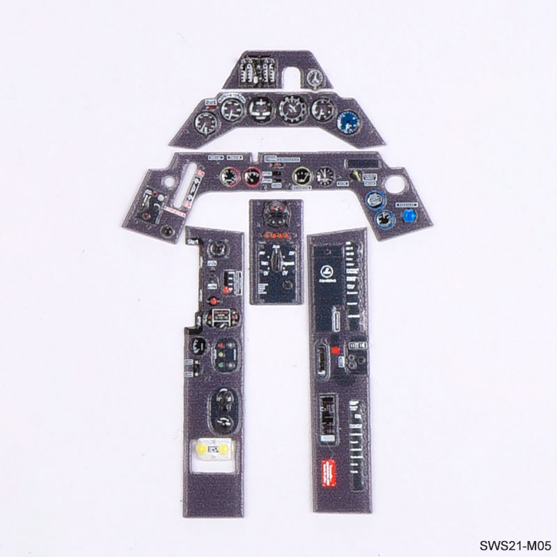 SWS21-M05 Fw 190 A-3/-4 3Dアクリル製 計器盤セット、価格は2,200円