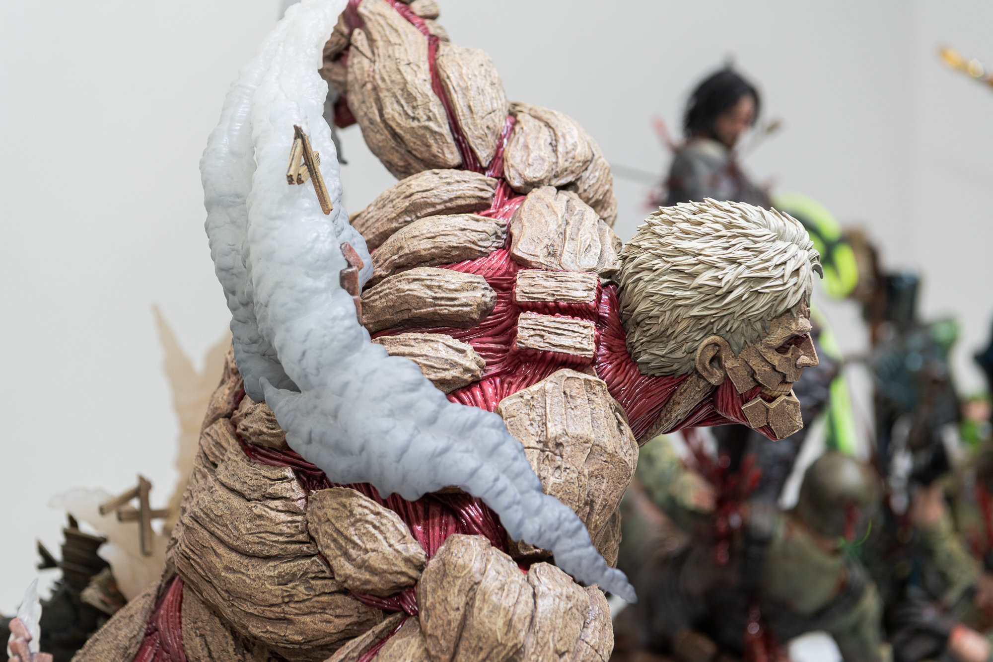 張り詰めた筋肉が美しい