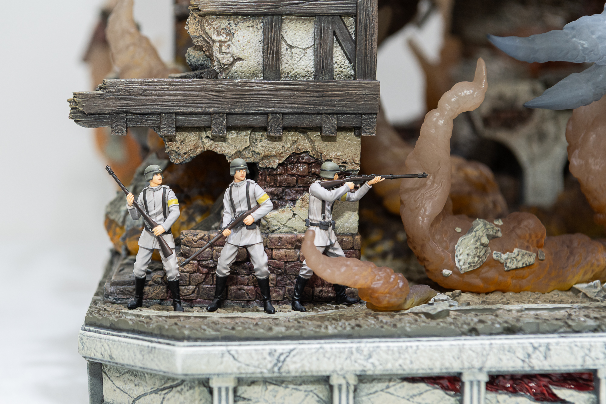 張り詰めた筋肉が美しい