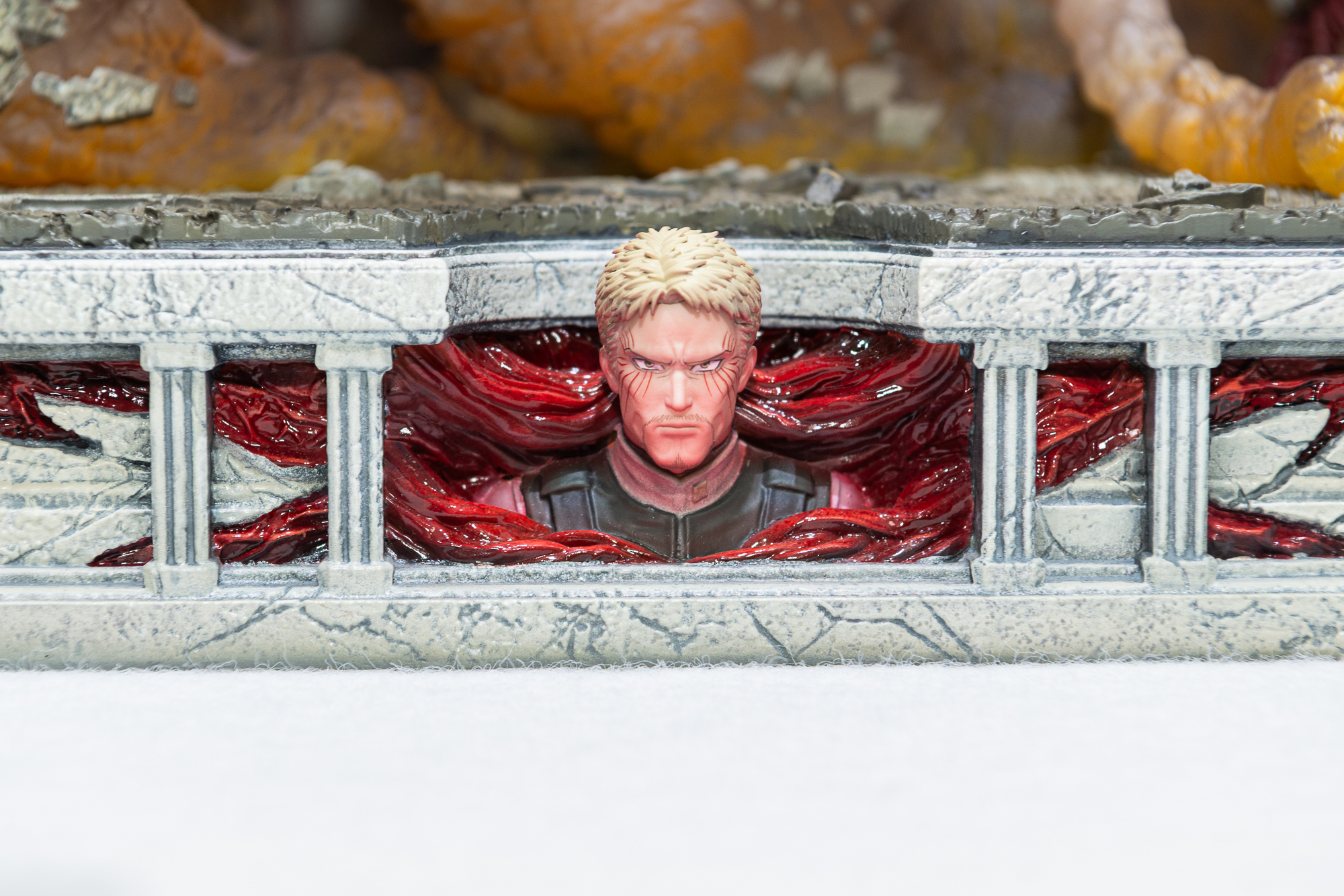 張り詰めた筋肉が美しい