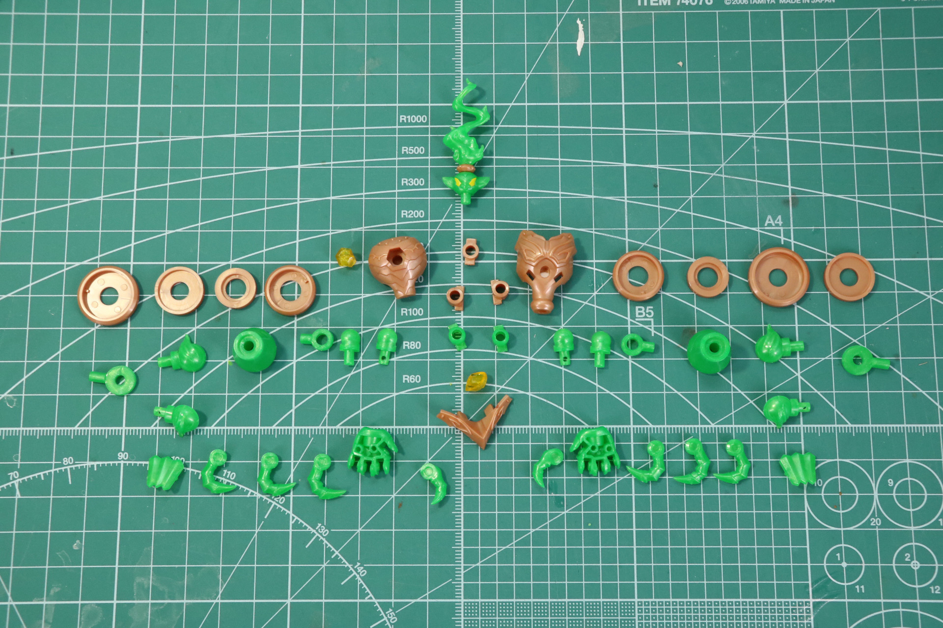 魔人型の組み立て