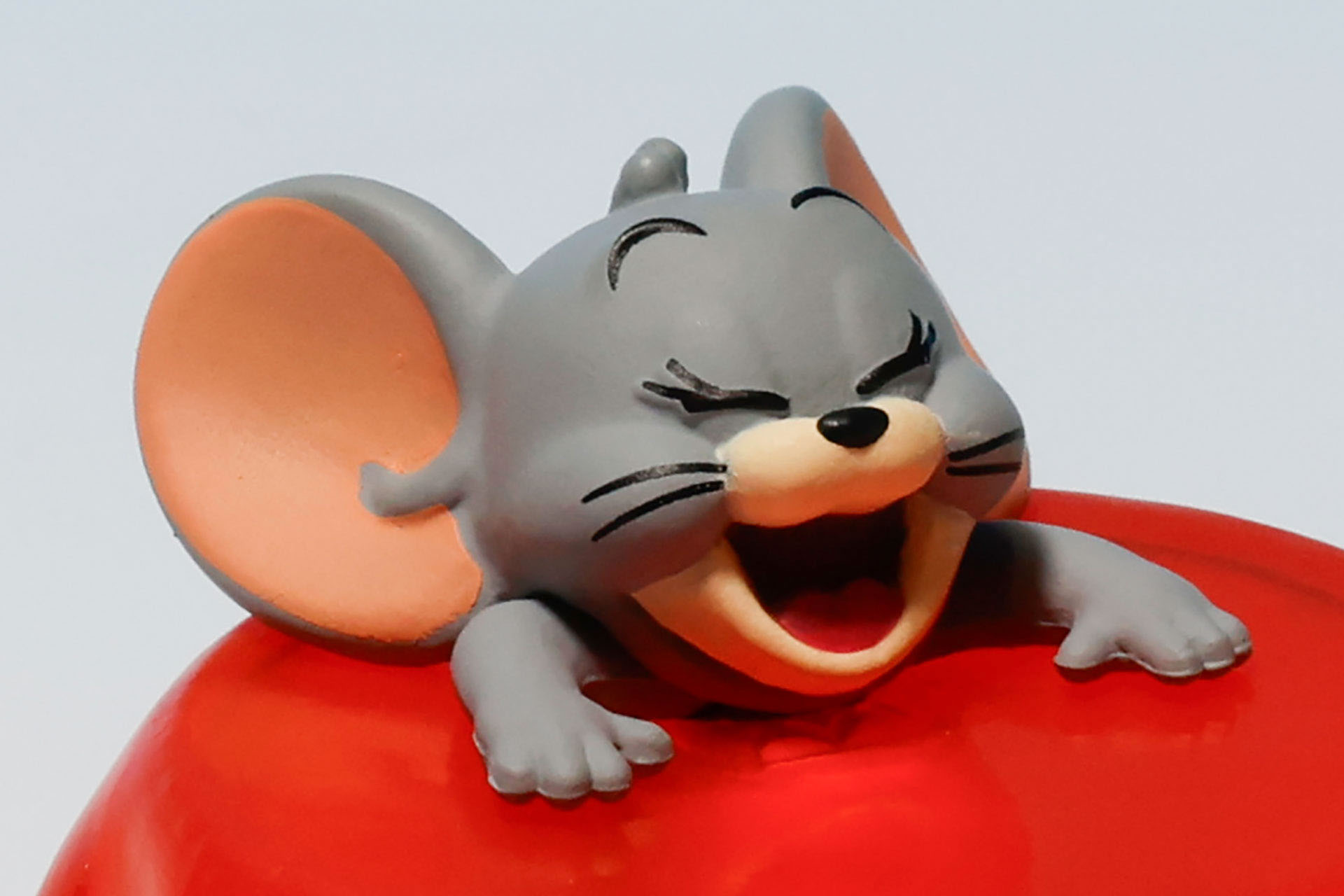 ハプニングを喜んでいるタフィー