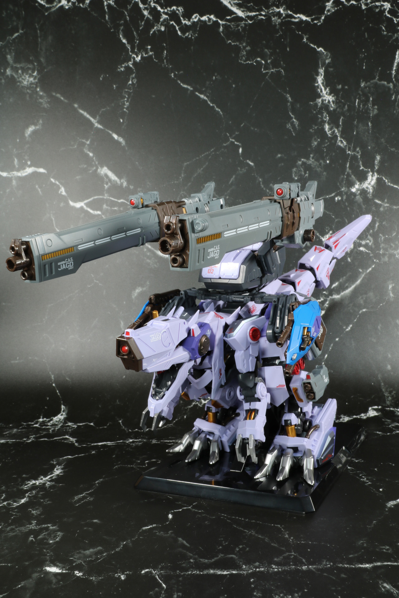 ハイブリッドヴァリアブルキャノンの射撃体勢