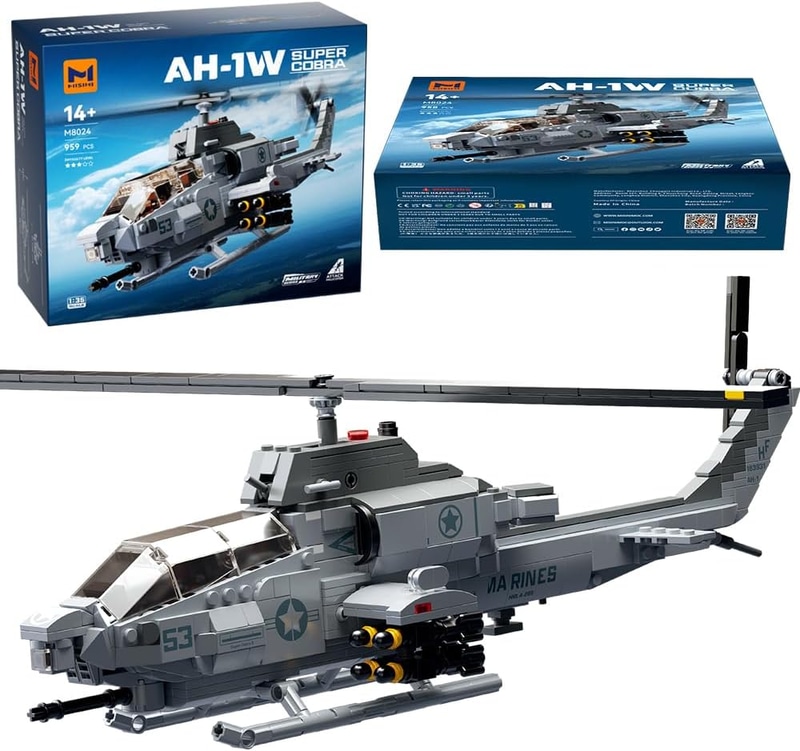 MISINI M8024 AH-1Wスーパーコブラ武装ヘリコプター