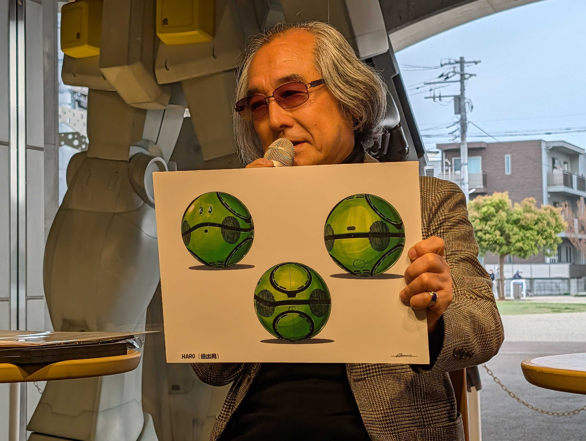 発表会では大河原氏自身から「みんなのハロ」のデザインが発表された