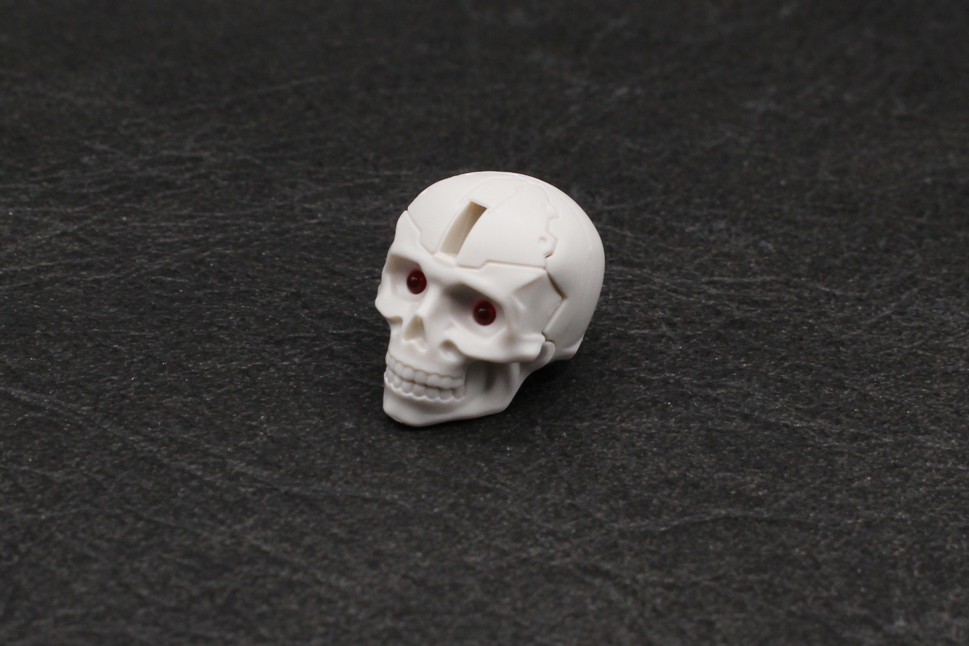 両者を後頭部のパーツに組み込んで頭部が完成