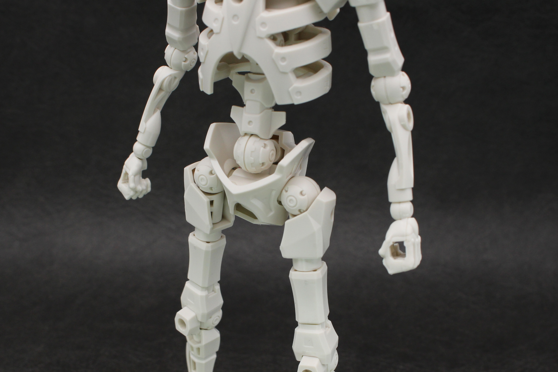 各部の付け根には実際の骨格にはないジョイントが存在する