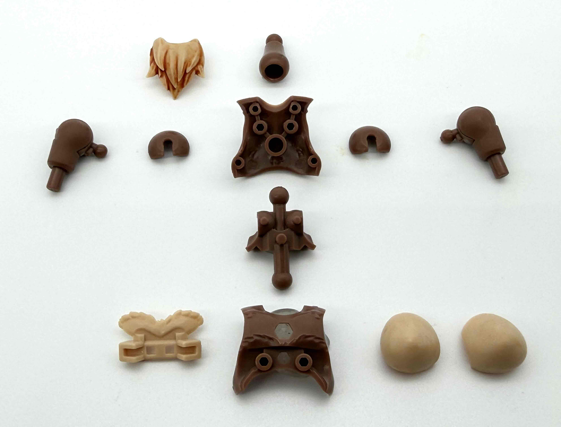 胴体パーツの構成