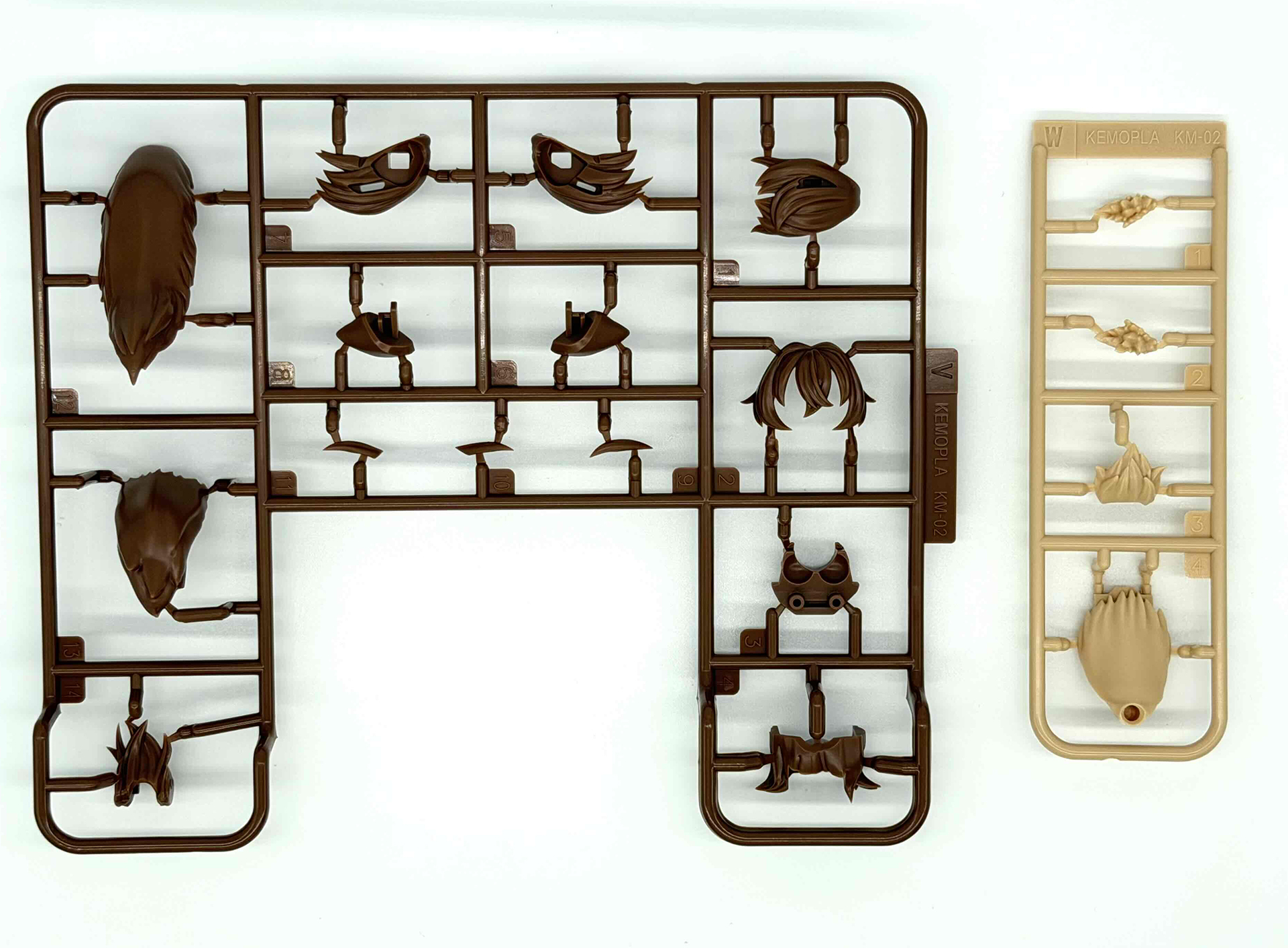 パーツの形からもヒトとは異なるケモノ感があります