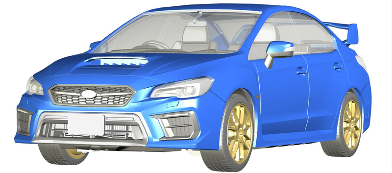 「1/24 ID189 スバル WRX STI EJ20 Final Edition」