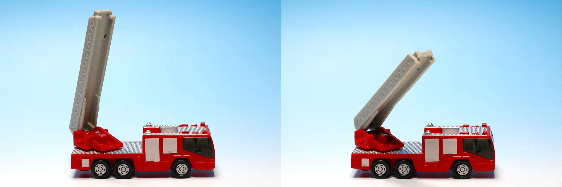 はしご部分を動かしたところ