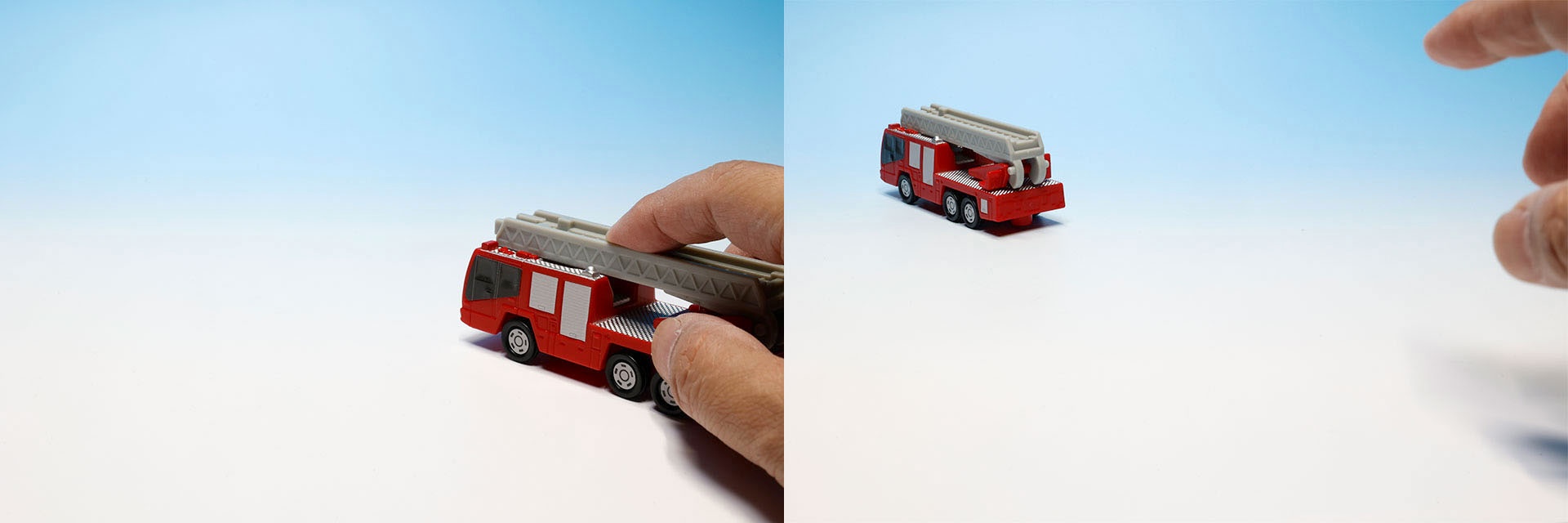 手で押して走らせよう！