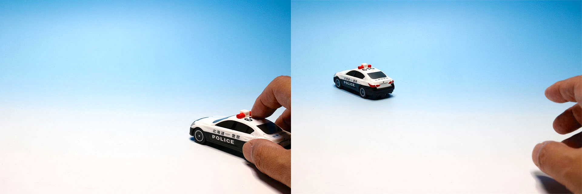 トミカらしく走らせることができる