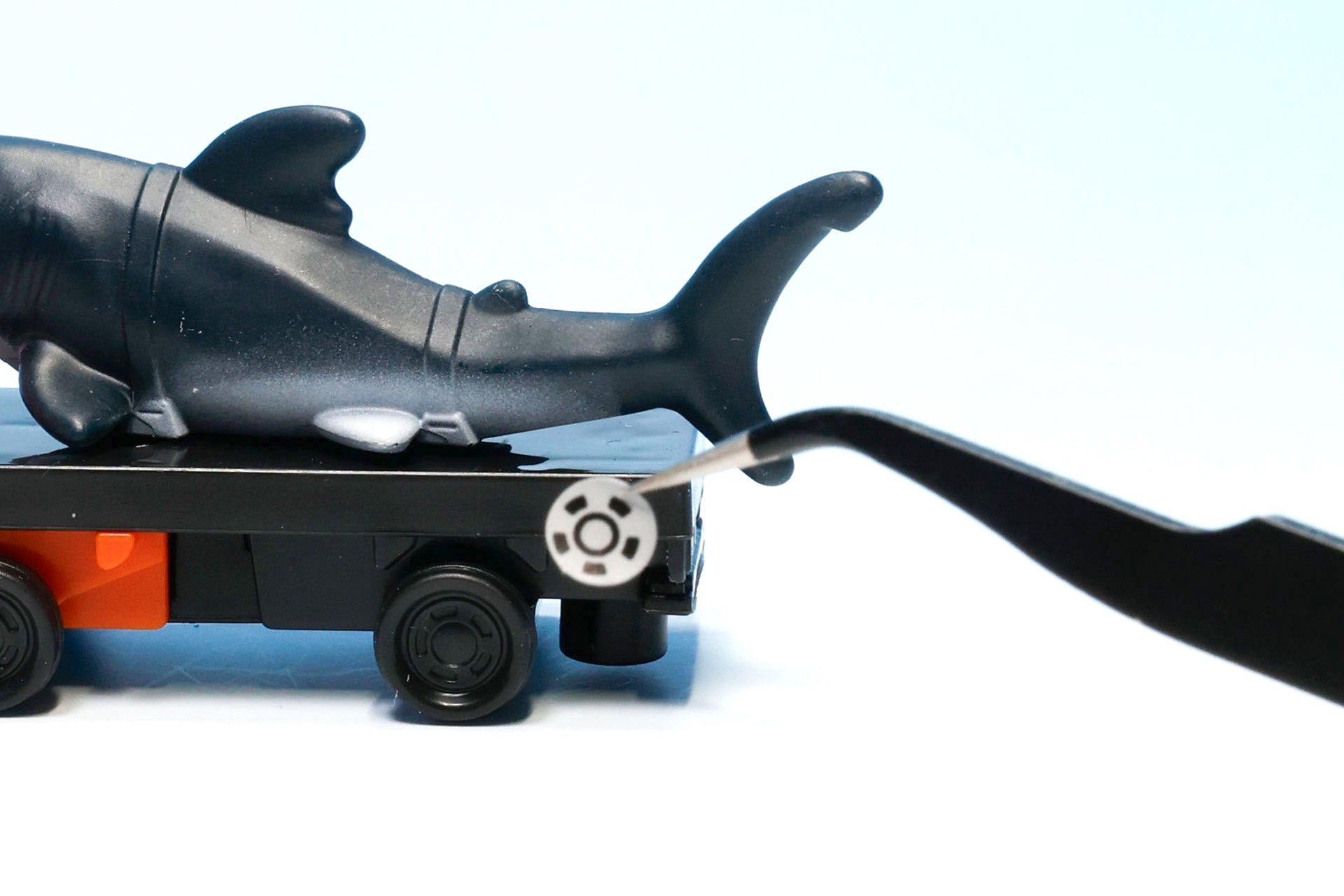 遊ぶ前にシールを貼ろう