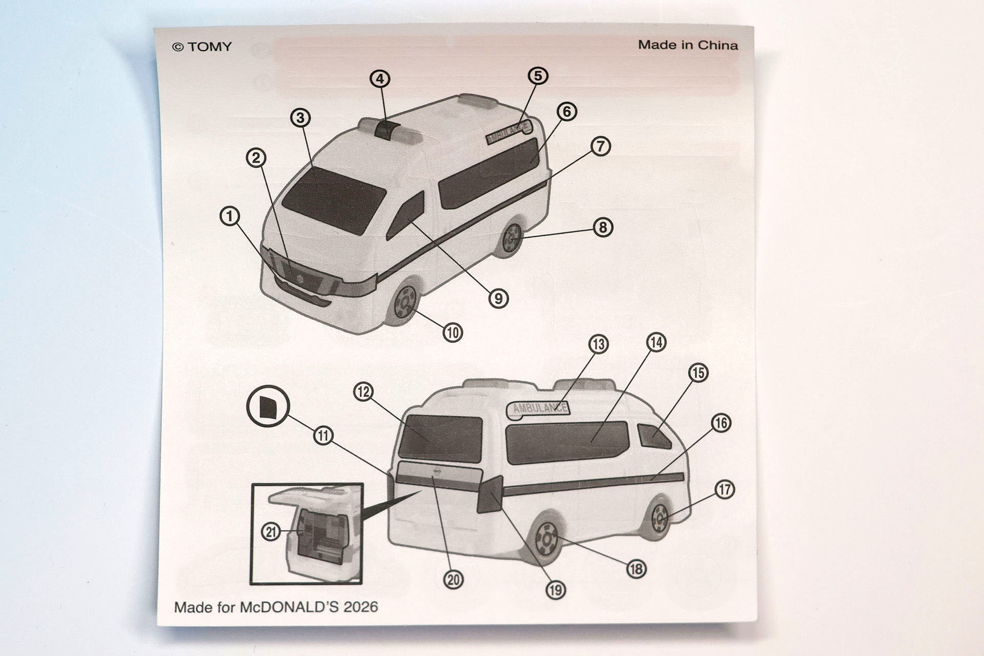 貼る場所を間違わないようにチェックしよう