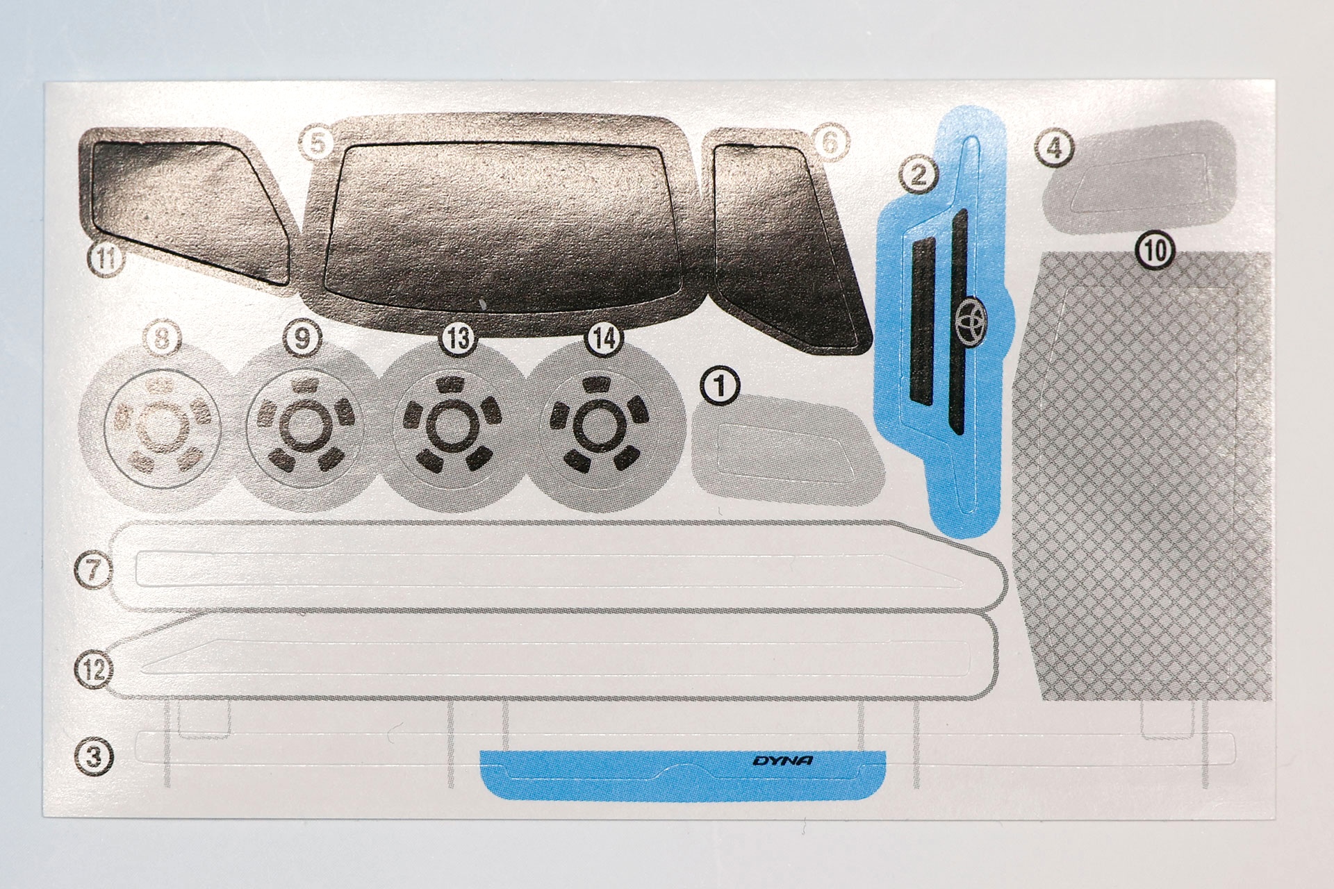 「トヨタ ダイナ レッカー車」のシール