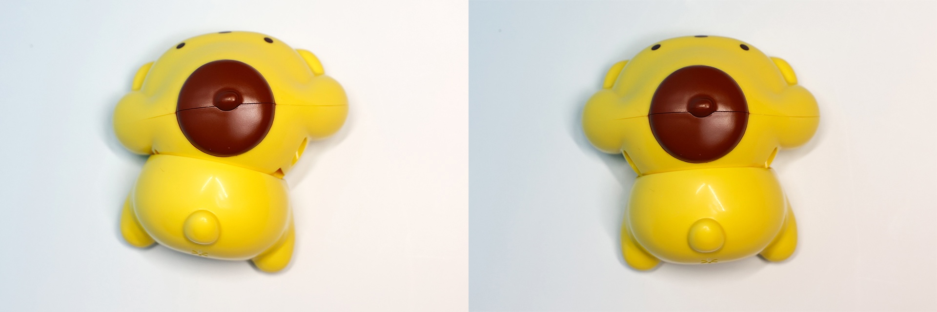 お尻部分は左右に動かすことができる