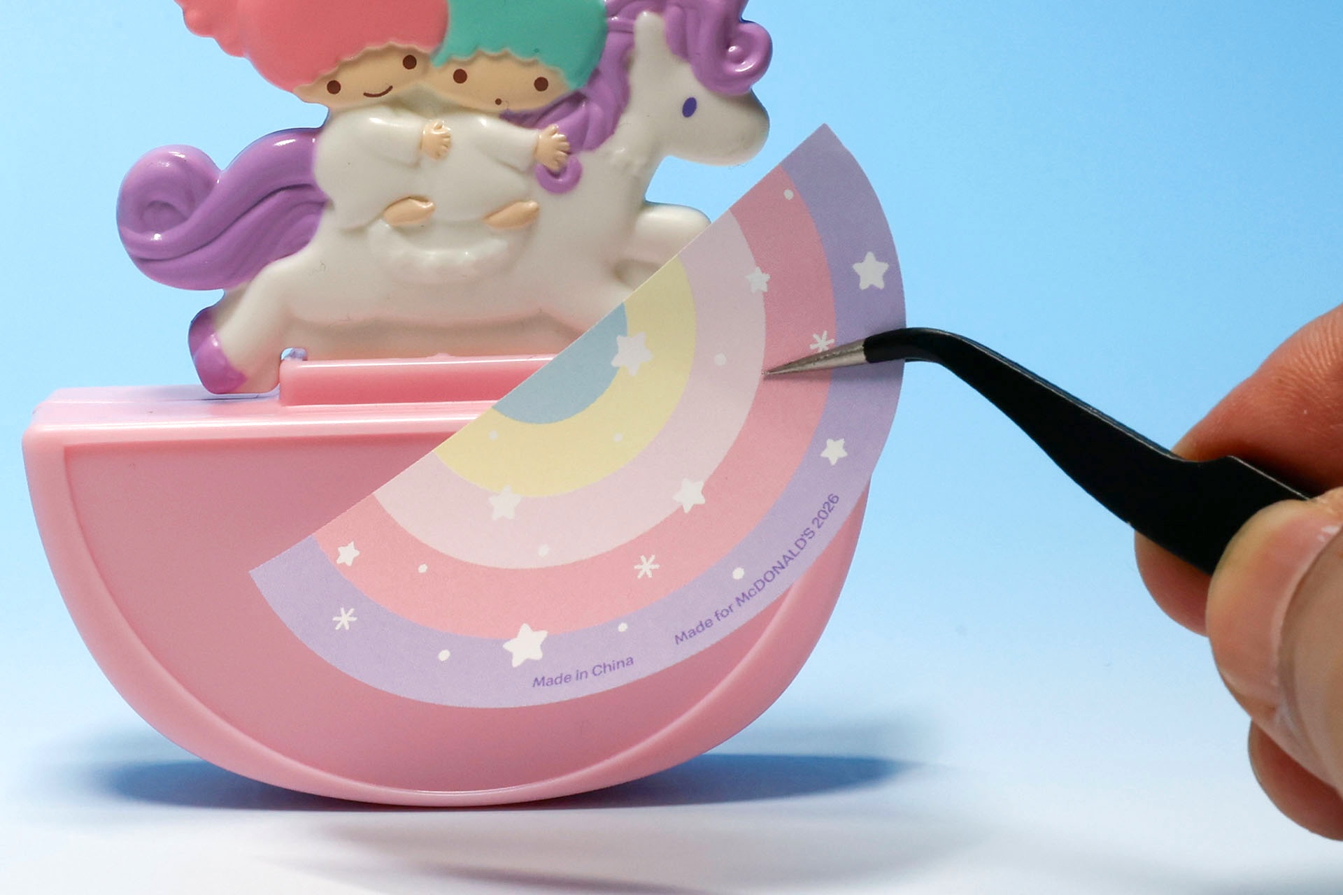 遊ぶ前にシールを貼ろう