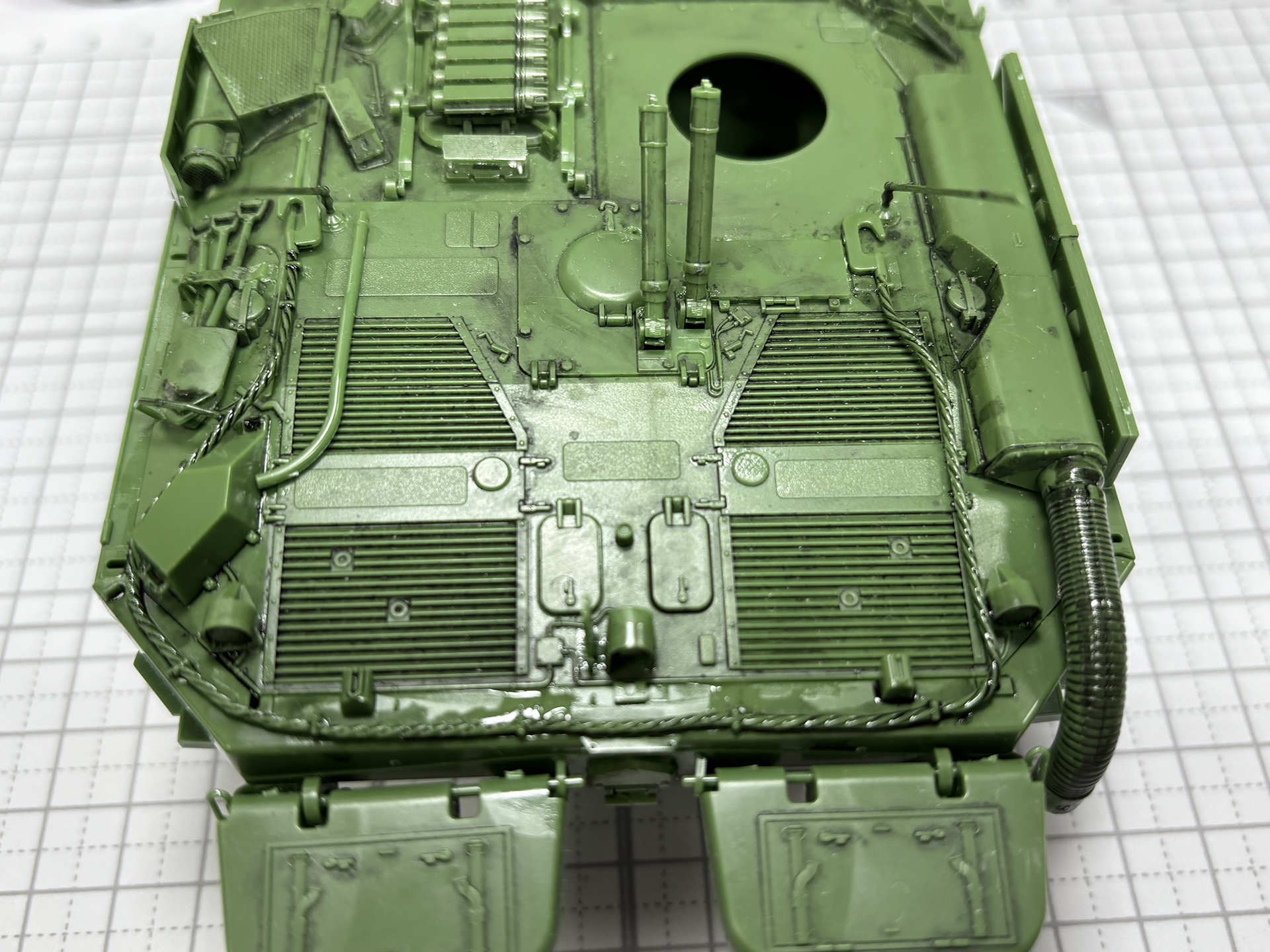 ワイヤーを取り付ける